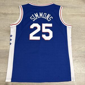 Ben Simmons Jersey Philadelphia 76ers NBA Blue Youth XL